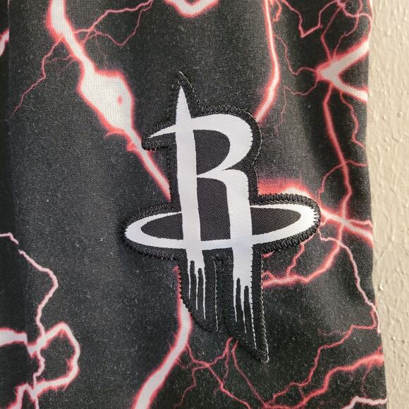 NBA Houston Rockets Youth White Lightening Lounge Sweatpants Size Large - Picture 3 of 12